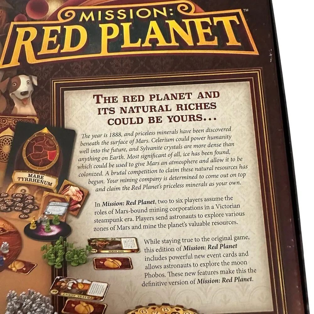 Mission Red Planet Board Game Complete Fantasy Flight 2015